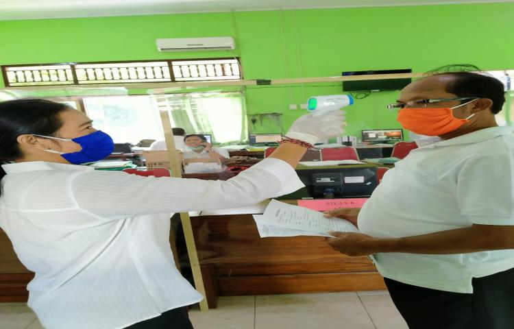 DISDUKCAPIL BANGLI MULAI MENERAPKAN TATANAN NORMAL BARU MULAI JUMAT TGL 5 JUNI 2020