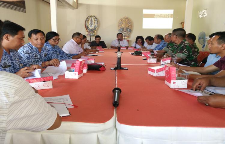 RAPAT KOORDINASI PEREKAMAN KTP-EL